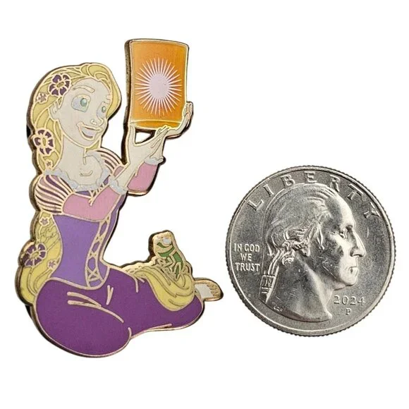 Disney Rapunzel With Lantern Trade Pin, Tangled J390 - Picture 4 of 5